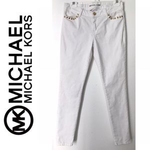Michael Kors Izzy Studded Skinny Jeans Size 4